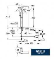GROHE ALLURE LAVABO BOL